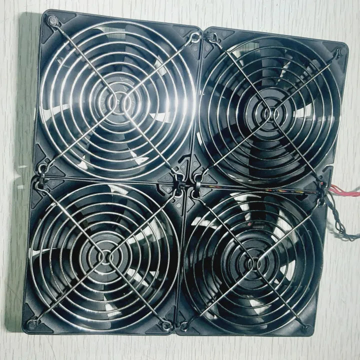 12V DC 4-Fan Set – High-Speed, Multi-Purpose Cooling Fans (Solar & Battery Compatible)
