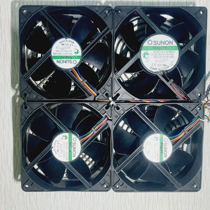 12V DC 4-Fan Set – High-Speed, Multi-Purpose Cooling Fans (Solar & Battery Compatible)