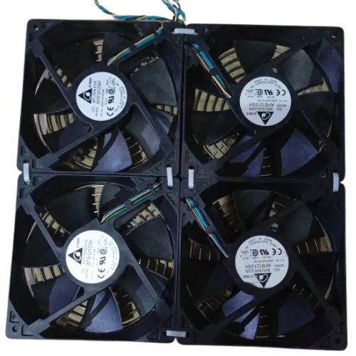 12V DC Fan Set – 240mm x 240mm | Compact Ventilation & Cooling Fan for CPU, Inverter, Incubator, Bird Cage & More