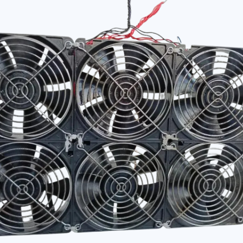 High-Speed 12V 6-Fan Set – NMB Tech Cooling System for Inverter, Exhaust, Ventilation & Cage Use (15" x 10")
