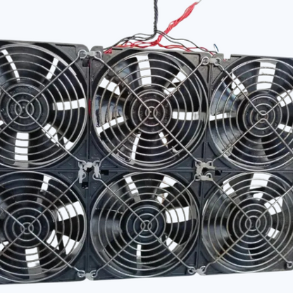 High-Speed 12V 6-Fan Set – NMB Tech Cooling System for Inverter, Exhaust, Ventilation & Cage Use (15" x 10")