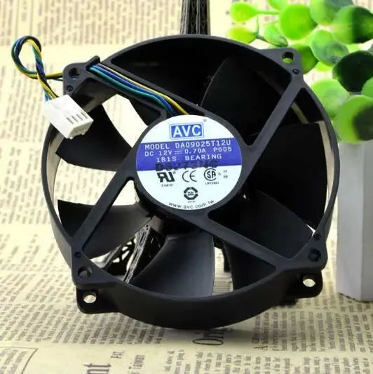 90/80mm x25mm PWM LGA775 Round CPU Fan – Quiet & Efficient Cooling for Your PC