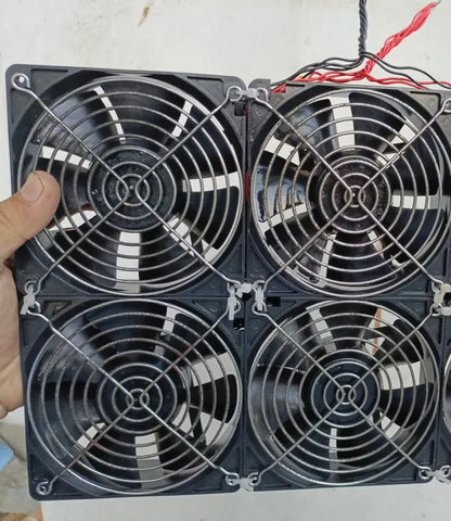 NMB 12V 1.3A High-Speed 4-Fan Set – Multi-Purpose Cooling & Ventilation Fan System