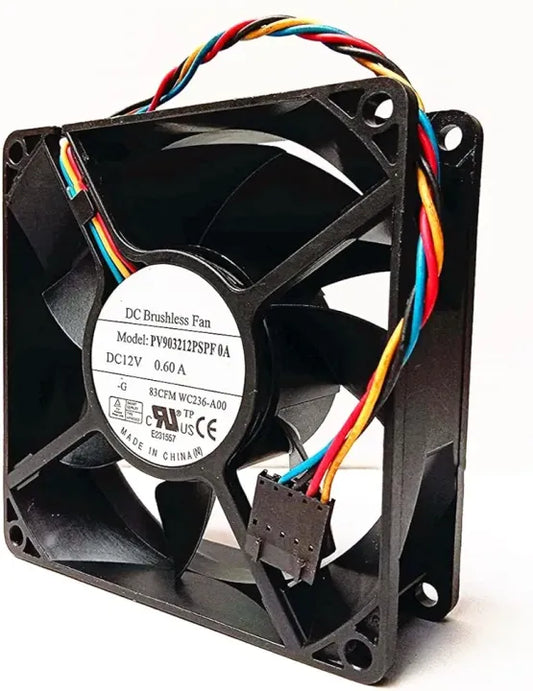 Foxconn 92mm High-Speed 12V CPU Fan – Compact Cooling for CPU, Inverter, and Multi-Purpose Use