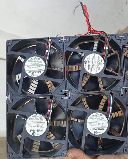 NMB 12V 1.3A High-Speed 4-Fan Set – Multi-Purpose Cooling & Ventilation Fan System