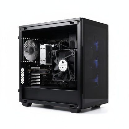 DELTA 120mm 12V 1.6A Cooling Fan – High-Speed, Dual Ball Bearing EXHAUST Fan with Power Supply