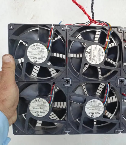 NMB 12V 1.3A High-Speed 4-Fan Set – Multi-Purpose Cooling & Ventilation Fan System
