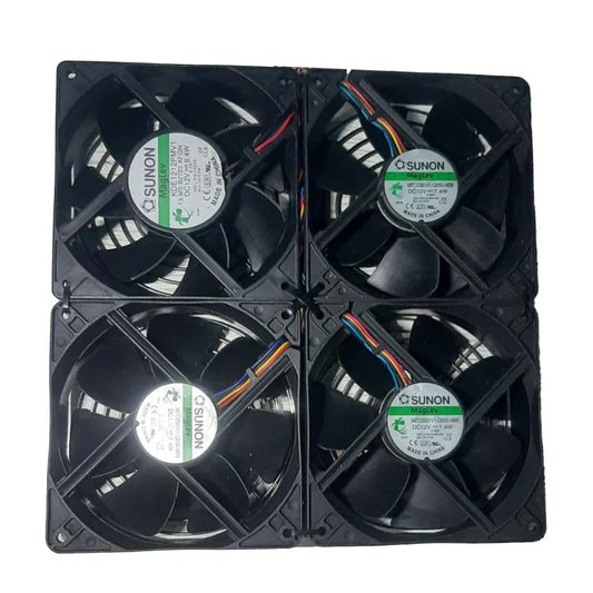 12V DC 4-Fan Set – High-Speed, Multi-Purpose Cooling Fans (Solar & Battery Compatible)