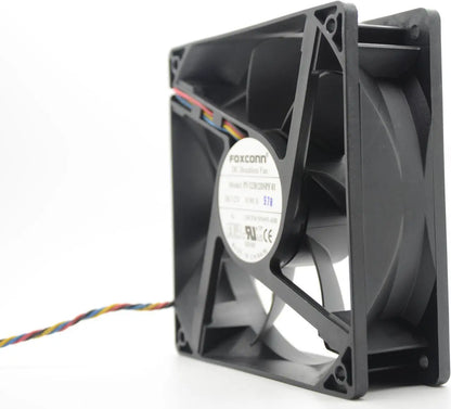 Foxconn 120mm 12V Cooling Fan – Durable, High-Speed, Multi-Purpose Exhaust Fan
